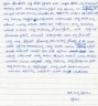 Originál Prashanthova dopisu s novoročním přáním do roku 2008