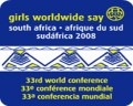 33. světová konference skautek - Jižní Afrika 2008