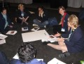 Během konference diskutovaly účastnice v malých skupinách nad různými tématy.