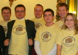 Žluté tričko táborníků z Banátu mělo úspěch i u ministra školství Ondřeje Lišky.