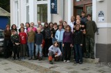Podzimní setkání kladenského oddílu TOM Roháči a saského krušnohorského spolku Erzgebirgsverein na společném turisticko-herním víkendu ve Sloupu