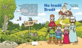 Potah komiksové dětské knížky Na hradě Bradě