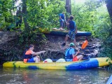 Turistický oddíl Lotři z Hronova o prázdninách objevoval řeku Moravu